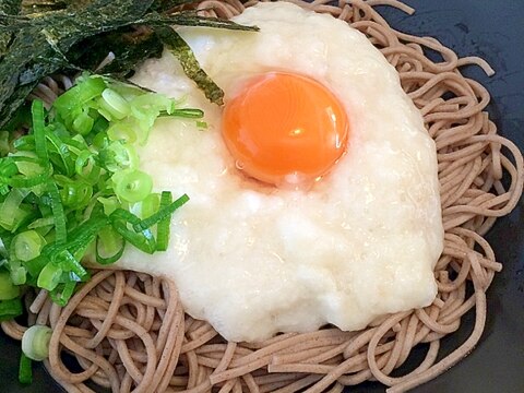 とろろ月見蕎麦